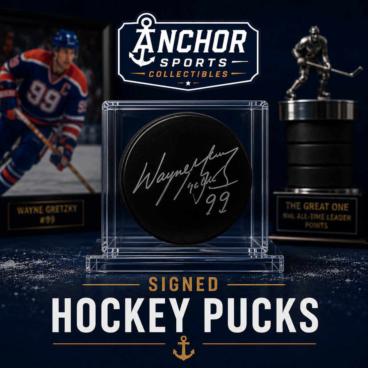 Signed Hockey Pucks Collection – Authentic Autographed NHL Hockey Pucks
