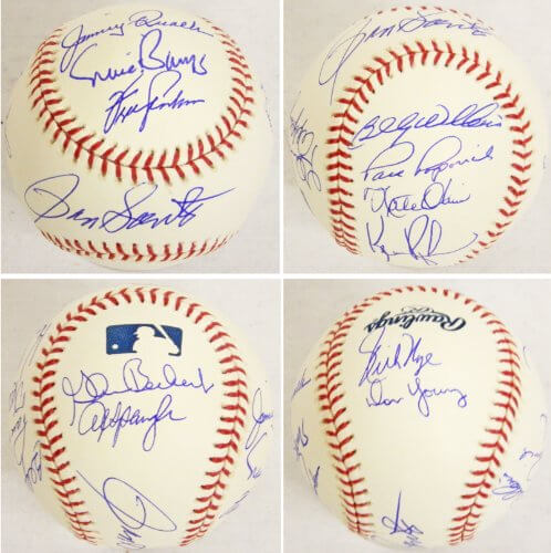 1969 Chicago Cubs Team Signed Autographed Official MLB Baseball (Santo Sweet Spot) w/12 Signatures - CUBBSB100 - 1969 Chicago Cubs Team Signed Autographed Official MLB Baseball (Santo Sweet Spot) w/12 Signatures product image