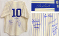 1969 Chicago Cubs Team Signed Autographed Ron Santo #10 Cooperstown Jersey w/10 Signatures - CUBJRY100 - 1969 Chicago Cubs Team Signed Autographed Ron Santo #10 Cooperstown Jersey w/10 Signatures product image