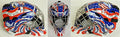 1980 USA Hockey 'Miracle On Ice' Team Signed USA Bald Eagle Glory Logo Franklin Replica Goalie Mask (20 - Sigs) - USAMAS401 - 1980 USA Hockey 'Miracle On Ice' Team Signed USA Bald Eagle Glory Logo Franklin Replica Goalie Mask (20 - Sigs) product image