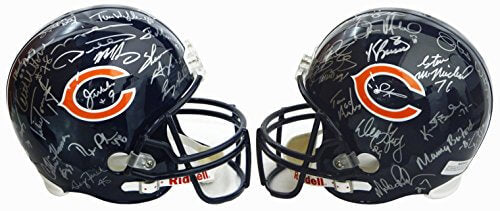 1985 Chicago Bears Team Signed Bears Riddell Full Size Replica Helmet (30 Sigs) - BEAREP312 - 1985 Chicago Bears Team Signed Bears Riddell Full Size Replica Helmet (30 Sigs) product image