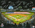 2016 Chicago Cubs Team Signed 2016 World Series American Flag On Wrigley Field 16x20 Photo (23 Sigs) - CUB16P166 - 2016 Chicago Cubs Team Signed 2016 World Series American Flag On Wrigley Field 16x20 Photo (23 Sigs) product image