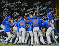 2016 Chicago Cubs Team Signed Chicago Cubs 2016 World Series Pile Up Celebration 16x20 Photo (23 Sigs) - CUB16P153 - 2016 Chicago Cubs Team Signed Chicago Cubs 2016 World Series Pile Up Celebration 16x20 Photo (23 Sigs) product image