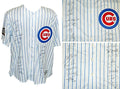 2016 Chicago Cubs Team Signed Chicago Cubs Ben Zobrist White Pinstripe Majestic Jersey w/2016 WS Patch (22 Sigs) - CUBJRY115 - 2016 Chicago Cubs Team Signed Chicago Cubs Ben Zobrist White Pinstripe Majestic Jersey w/2016 WS Patch (22 Sigs) product image