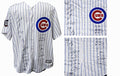 2016 Chicago Cubs Team Signed Chicago Cubs Joe Maddon White Pinstripe Majestic Jersey w/2016 WS Patch (24 Sigs) - CUBJRY123 - 2016 Chicago Cubs Team Signed Chicago Cubs Joe Maddon White Pinstripe Majestic Jersey w/2016 WS Patch (24 Sigs) product image