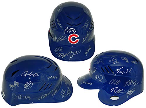 2016 Chicago Cubs Team Signed Chicago Cubs Rawlings Authentic Batting Helmet - (25 Sigs) - CUBBTH102 - 2016 Chicago Cubs Team Signed Chicago Cubs Rawlings Authentic Batting Helmet - (25 Sigs) product image
