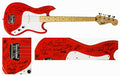 2016 Chicago Cubs Team Signed Fender Squier Red Bass Guitar (23 Sigs) - CUBOTH101 - 2016 Chicago Cubs Team Signed Fender Squier Red Bass Guitar (23 Sigs) product image