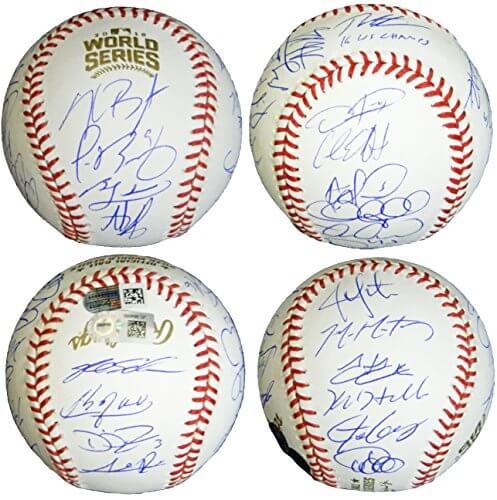 2016 Chicago Cubs Team Signed Rawlings Official 2016 World Series Baseball w/16 WS Champs (21 Sigs) - CUBBSB113 - 2016 Chicago Cubs Team Signed Rawlings Official 2016 World Series Baseball w/16 WS Champs (21 Sigs) product image