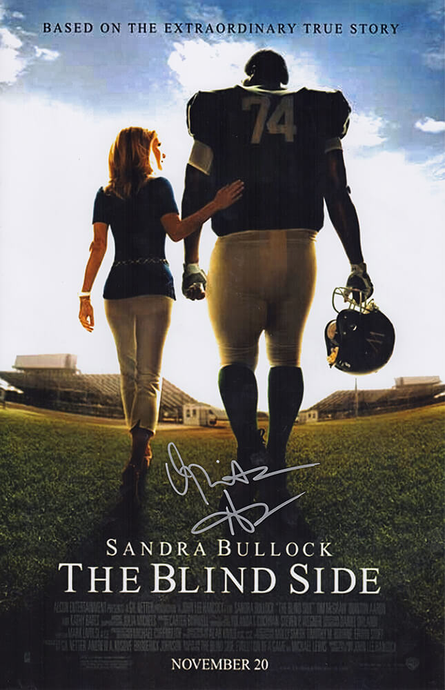 Quinton Aaron Signed The Blind Side 11x17 Movie Poster - AARPST500 - Quinton Aaron Signed The Blind Side 11x17 Movie Poster product image