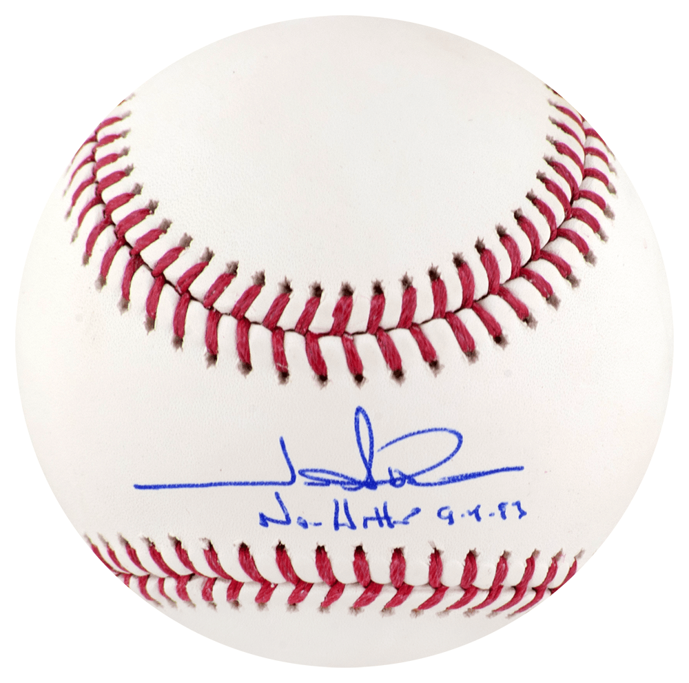 Jim Abbott Signed Rawlings Official MLB Baseball w/No Hitter 9-4-93 - ABBBSB101 - Jim Abbott Signed Rawlings Official MLB Baseball w/No Hitter 9-4-93 product image