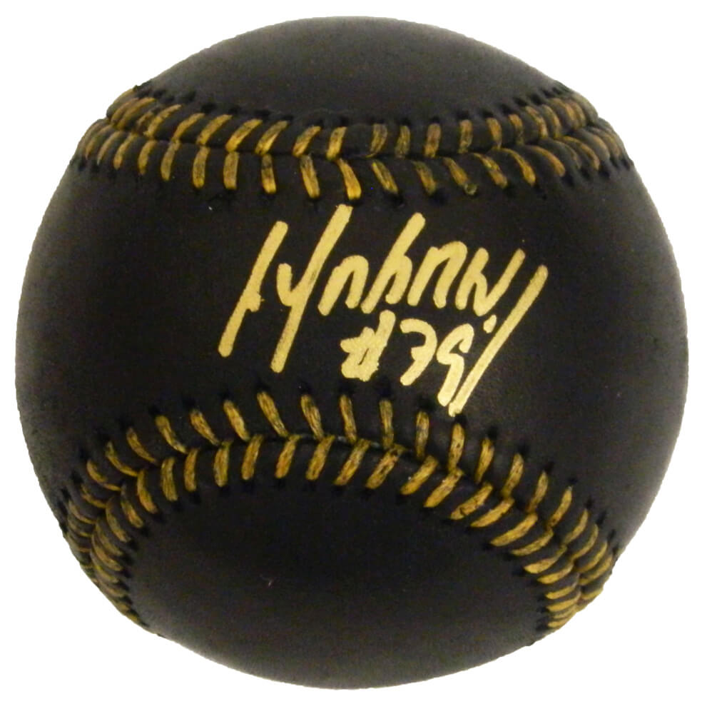 Jose Abreu Signed Rawlings Black MLB Baseball - ABRBSB105 - Jose Abreu Signed Rawlings Black MLB Baseball product image