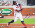 Ronald Acuna Jr. Signed Atlanta Braves Swinging Action 16x20 Photo (Beckett) - ACU16P100 - Ronald Acuna Jr. Signed Atlanta Braves Swinging Action 16x20 Photo (Beckett) product image