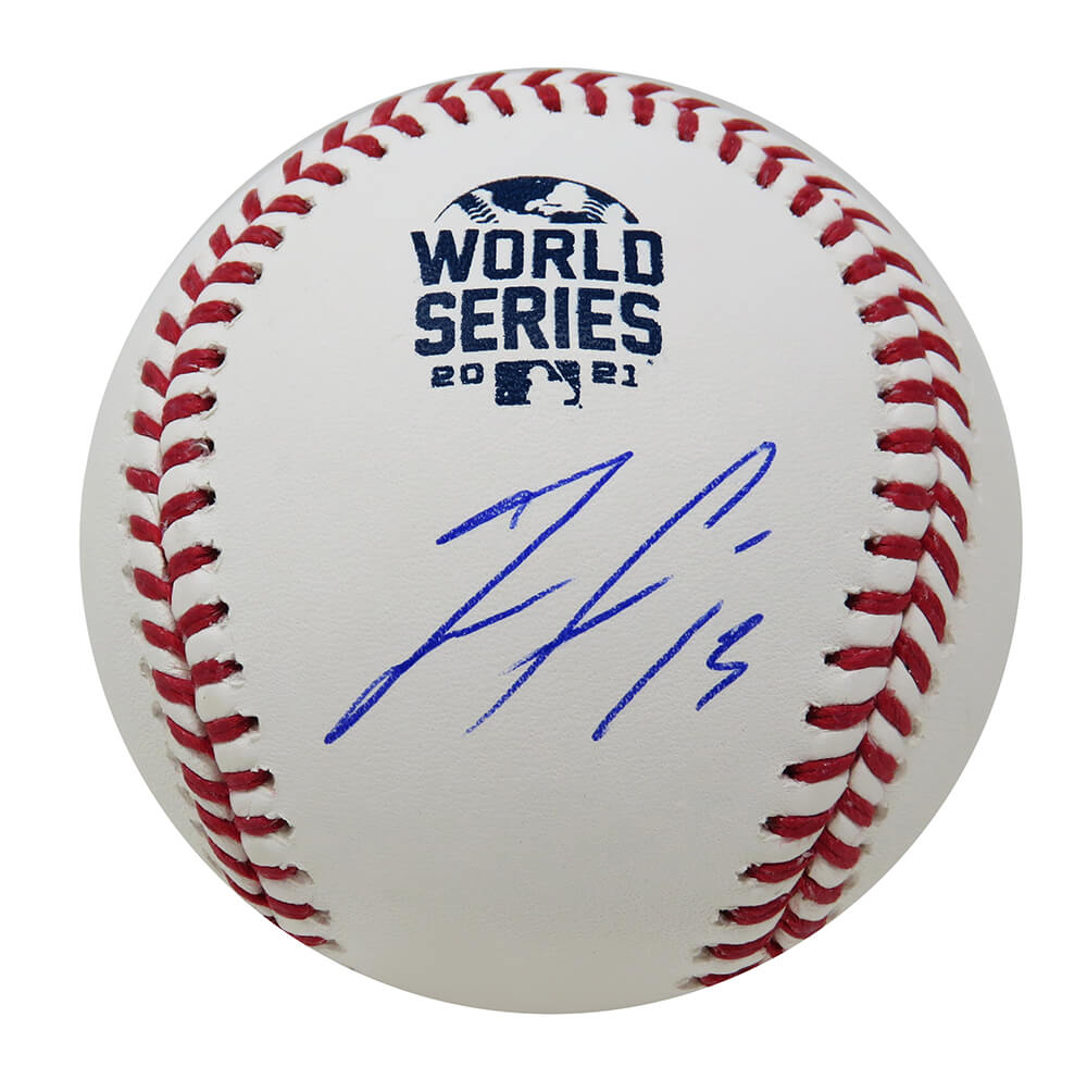 Ronald Acuna Jr Signed Rawlings 2021 World Series Baseball (Beckett) - ACUBSB102 - Ronald Acuna Jr Signed Rawlings 2021 World Series Baseball (Beckett) product image