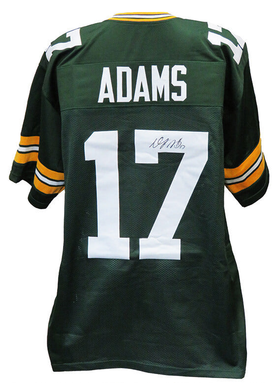 Davante Adams Signed Green Custom Football Jersey - ADAJRY311 - Davante Adams Signed Green Custom Football Jersey product image