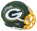 Davante Adams Signed Green Bay Packers AMP Alternate Riddell Speed Mini Helmet - ADAMIN301 - Davante Adams Signed Green Bay Packers AMP Alternate Riddell Speed Mini Helmet product image