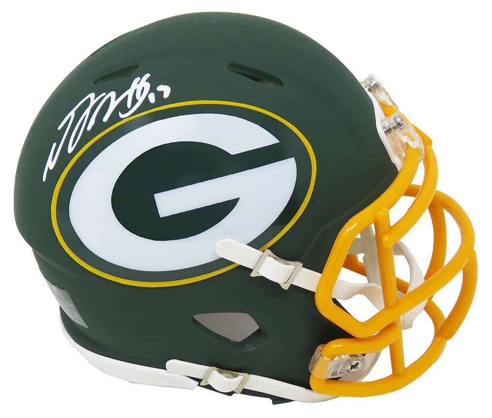 Davante Adams Signed Green Bay Packers AMP Alternate Riddell Speed Mini Helmet - ADAMIN301 - Davante Adams Signed Green Bay Packers AMP Alternate Riddell Speed Mini Helmet product image