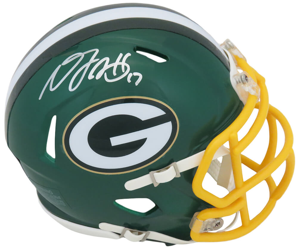 Davante Adams Signed Green Bay Packers FLASH Riddell Speed Mini Helmet - ADAMIN307 - Davante Adams Signed Green Bay Packers FLASH Riddell Speed Mini Helmet product image