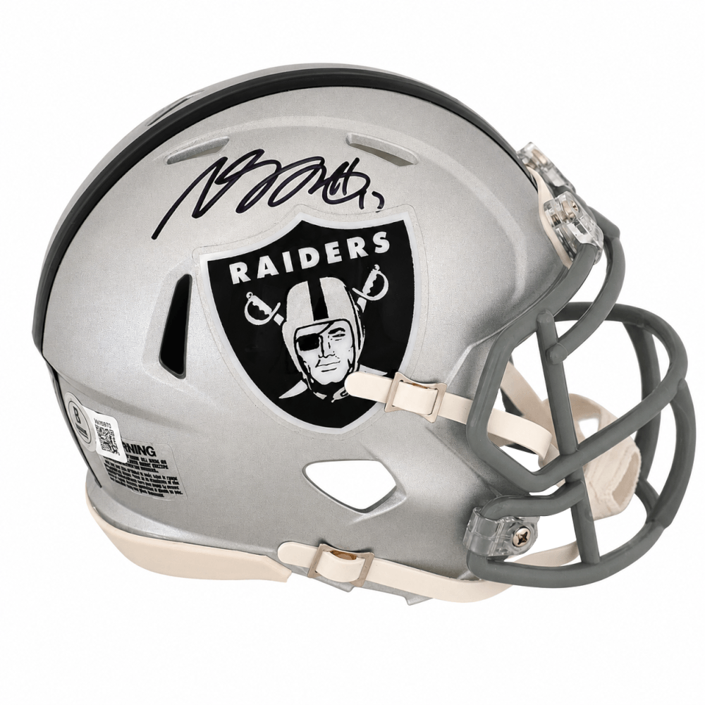 Davante Adams Signed Las Vegas Raiders Riddell Speed Mini Helmet - (Beckett) - ADAMIN312 - Davante Adams Signed Las Vegas Raiders Riddell Speed Mini Helmet - (Beckett) product image