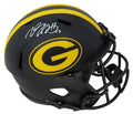 Davante Adams Signed Green Bay Packers Eclipse Black Matte Riddell Full Size Speed Replica Helmet - ADAREP304 - Davante Adams Signed Green Bay Packers Eclipse Black Matte Riddell Full Size Speed Replica Helmet product image