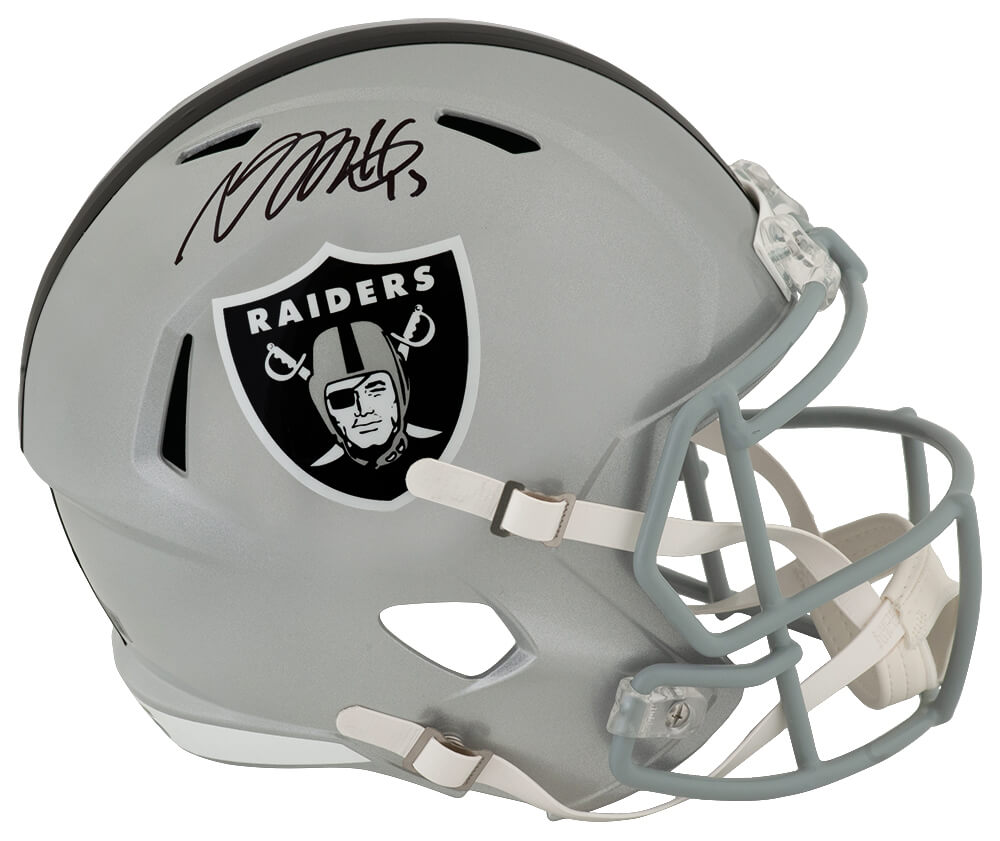 Davante Adams Signed Raiders Riddell Full Size Speed Replica Helmet - (Beckett) - ADAREP306 - Davante Adams Signed Raiders Riddell Full Size Speed Replica Helmet - (Beckett) product image