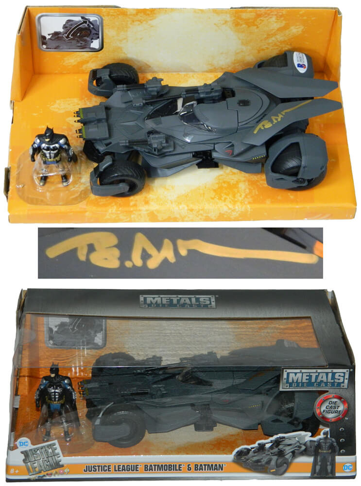 Ben Affleck Signed Batman Justice League Metals Die Cast 1:24 Scale Batmobile - AFFCAR500 - Ben Affleck Signed Batman Justice League Metals Die Cast 1:24 Scale Batmobile product image