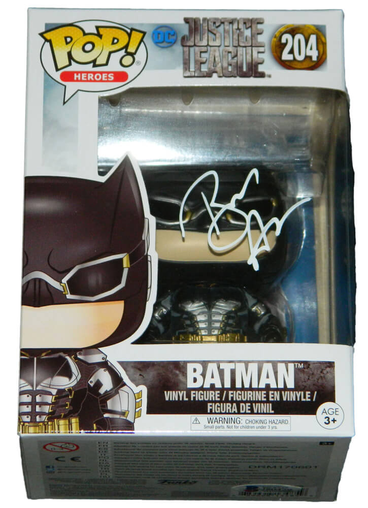 Ben Affleck Signed Batman Justice League Funko Pop Doll (Batman #204) - AFFFUN500 - Ben Affleck Signed Batman Justice League Funko Pop Doll (Batman #204) product image
