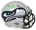 Shaun Alexander Signed Seattle Seahawks AMP Alternate Riddell Speed Mini Helmet - ALEMIN310 - Shaun Alexander Signed Seattle Seahawks AMP Alternate Riddell Speed Mini Helmet product image