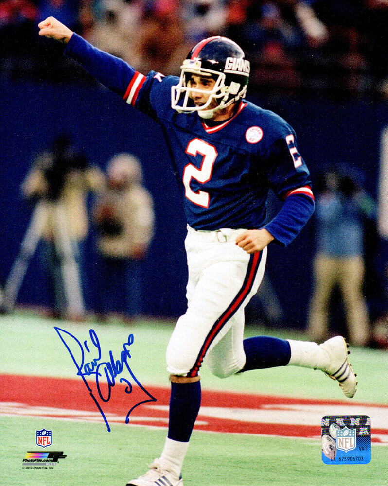 Raul Allegre Signed New York Giants Action 8x10 Photo - ALL08P310 - Raul Allegre Signed New York Giants Action 8x10 Photo product image
