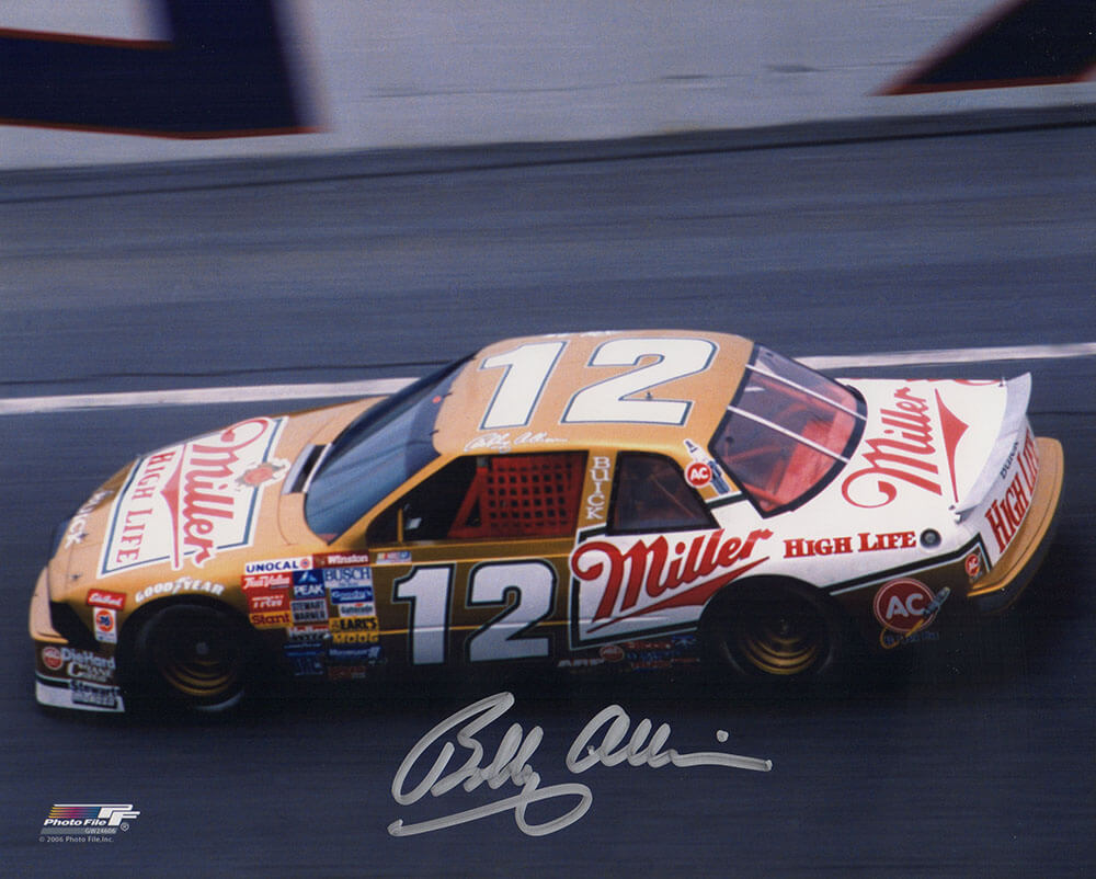 Bobby Allison Signed Racing #12 Car 8x10 Photo - ALL08P504TW - Bobby Allison Signed Racing #12 Car 8x10 Photo product image