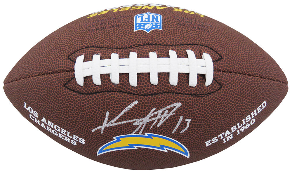 Keenan Allen Signed Wilson Los Angeles Chargers Brown Logo Football - ALLFTB301 - Keenan Allen Signed Wilson Los Angeles Chargers Brown Logo Football product image