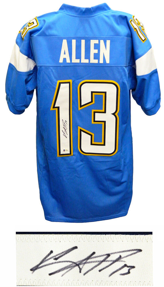Keenan Allen Signed Powder Blue Custom Football Jersey (Beckett) - ALLJRY300 - Keenan Allen Signed Powder Blue Custom Football Jersey (Beckett) product image