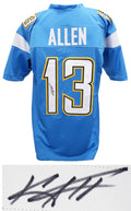 Keenan Allen Signed Powder Blue Custom Football Jersey - ALLJRY301 - Keenan Allen Signed Powder Blue Custom Football Jersey product image