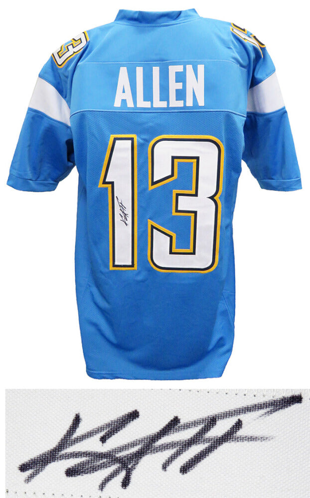 Keenan Allen Signed Powder Blue Custom Football Jersey - ALLJRY301 - Keenan Allen Signed Powder Blue Custom Football Jersey product image
