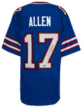 Josh Allen Signed Blue Custom Football Jersey - (Beckett) - ALLJRY320 - Josh Allen Signed Blue Custom Football Jersey - (Beckett) product image