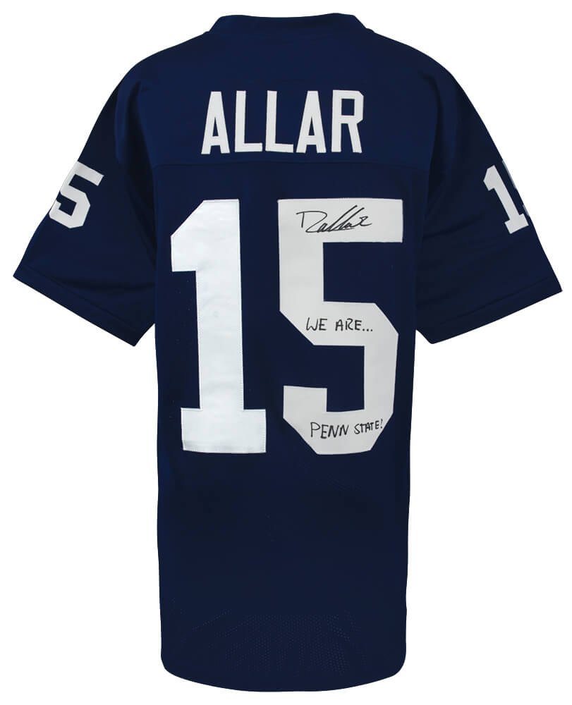 Drew Allar Signed Navy Custom College Football Jersey w/We Are Penn State - ALLJRY331 - Drew Allar Signed Navy Custom College Football Jersey w/We Are Penn State product image