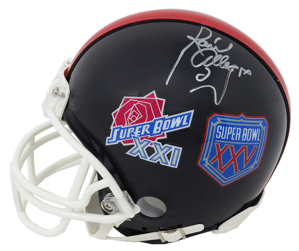 Raul Allegre Signed New York Giants Super Bowl XXI & XXV Champs Logo Riddell Mini Helmet - ALLMIN301 - Raul Allegre Signed New York Giants Super Bowl XXI & XXV Champs Logo Riddell Mini Helmet product image