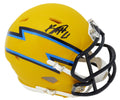 Keenan Allen Signed Los Angeles Chargers AMP Alternate Riddell Speed Mini Helmet - ALLMIN310 - Keenan Allen Signed Los Angeles Chargers AMP Alternate Riddell Speed Mini Helmet product image