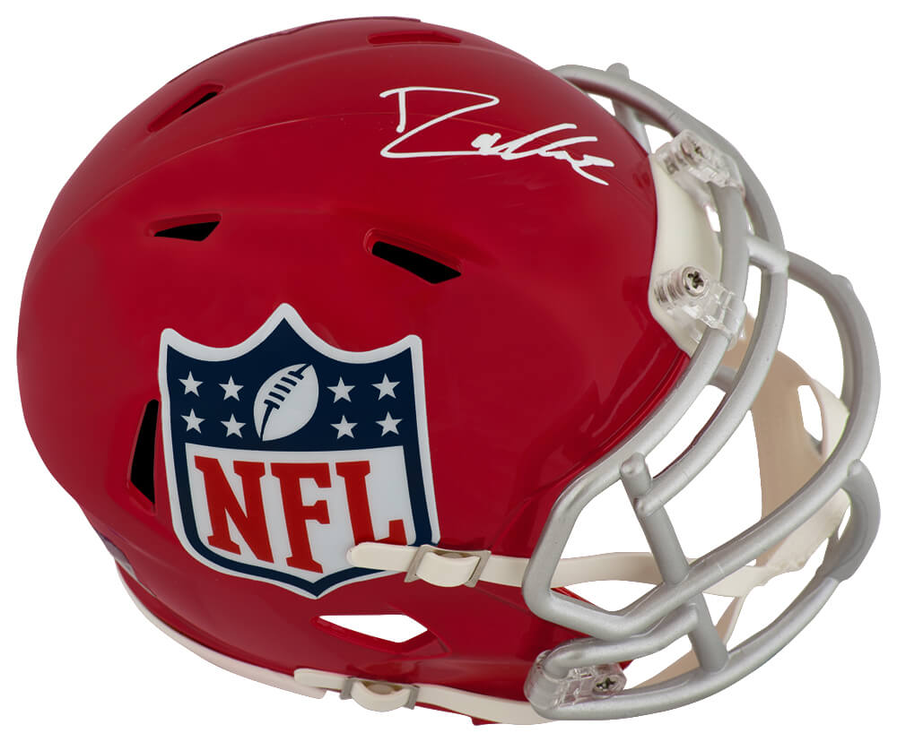 Drew Allar Signed NFL Shield FLASH Riddell Speed Mini Helmet - ALLMIN332 - Drew Allar Signed NFL Shield FLASH Riddell Speed Mini Helmet product image