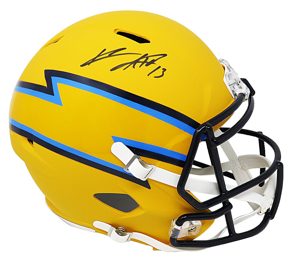 Keenan Allen Signed Los Angeles Chargers AMP Alternate Riddell Full Size Speed Replica Helmet - ALLREP301 - Keenan Allen Signed Los Angeles Chargers AMP Alternate Riddell Full Size Speed Replica Helmet product image