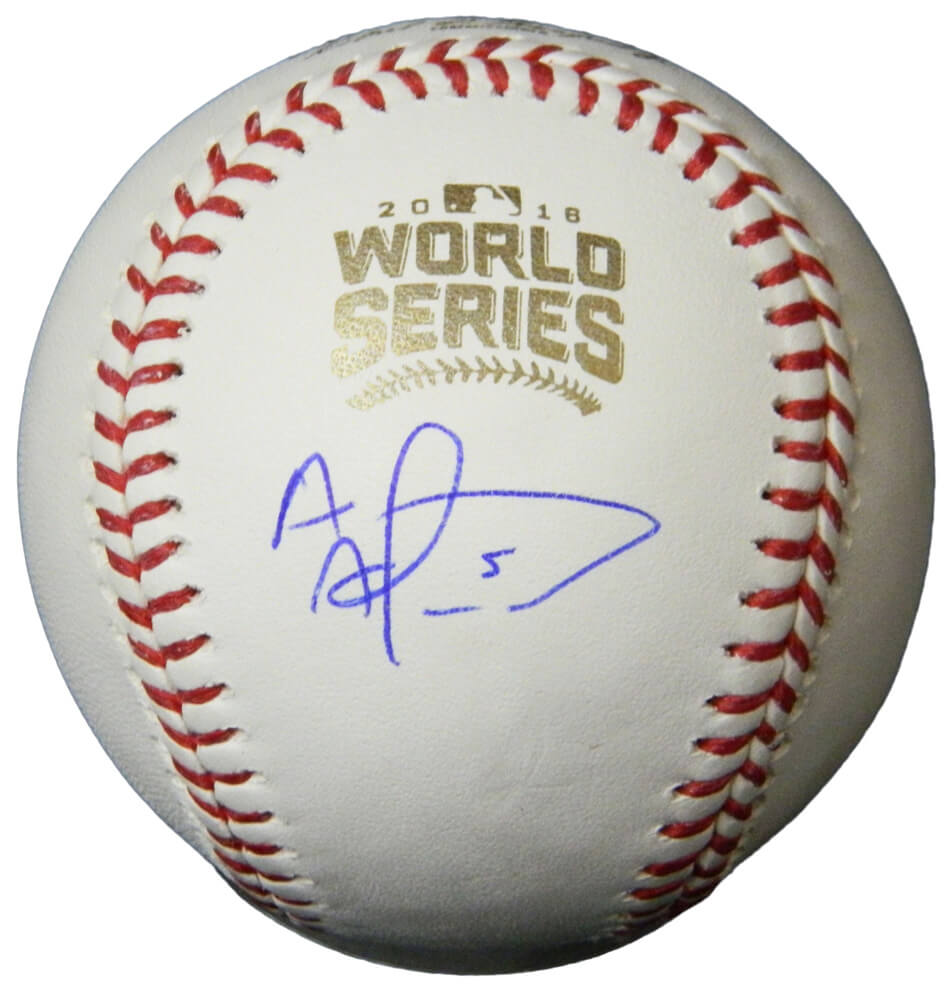 Albert Almora Jr Signed Rawlings 2016 World Series Baseball - ALMBSB101 - Albert Almora Jr Signed Rawlings 2016 World Series Baseball product image