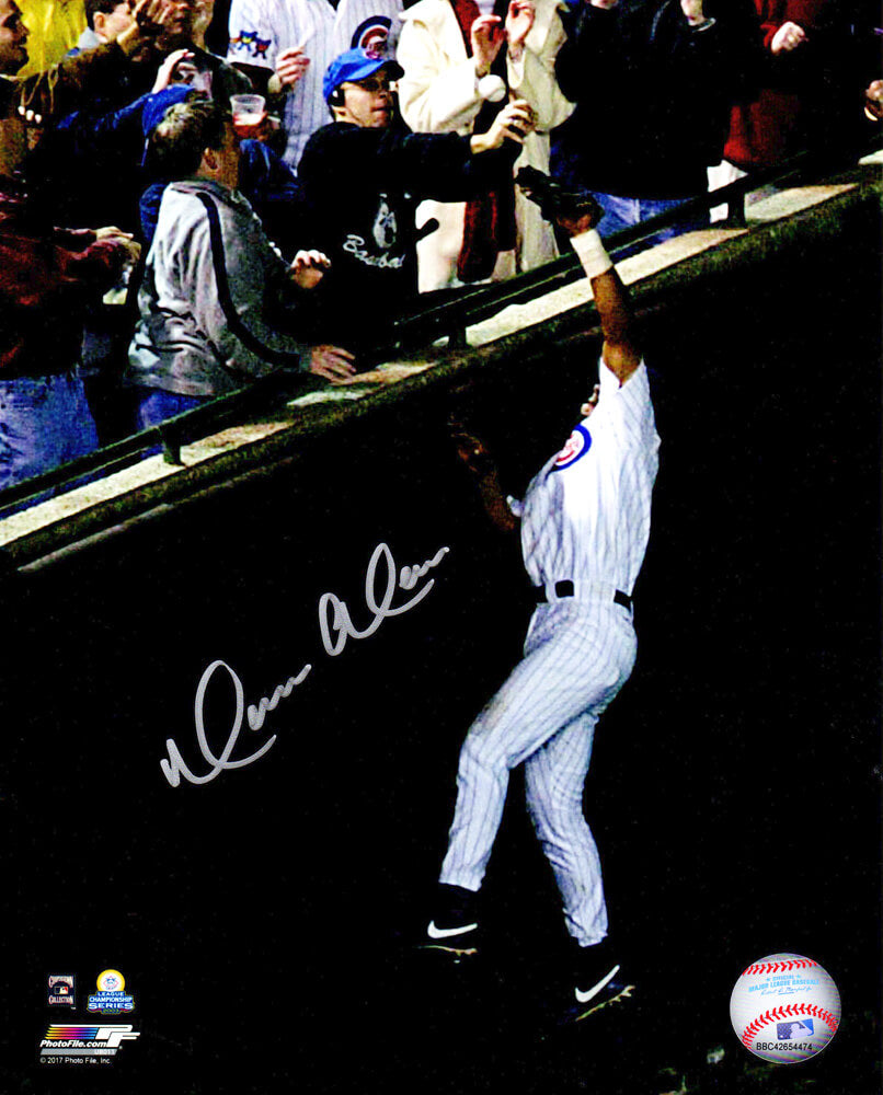 Moises Alou Signed Chicago Cubs 2003 NLCS Game 6 Bartman Foul Ball 8x10 Photo - ALO08P101 - Moises Alou Signed Chicago Cubs 2003 NLCS Game 6 Bartman Foul Ball 8x10 Photo product image