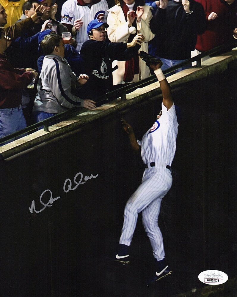 Moises Alou Signed Chicago Cubs 2003 NLCS Bartman Foul Ball 8x10 Photo - (JSA) - ALO08P103MYS - Moises Alou Signed Chicago Cubs 2003 NLCS Bartman Foul Ball 8x10 Photo - (JSA) product image