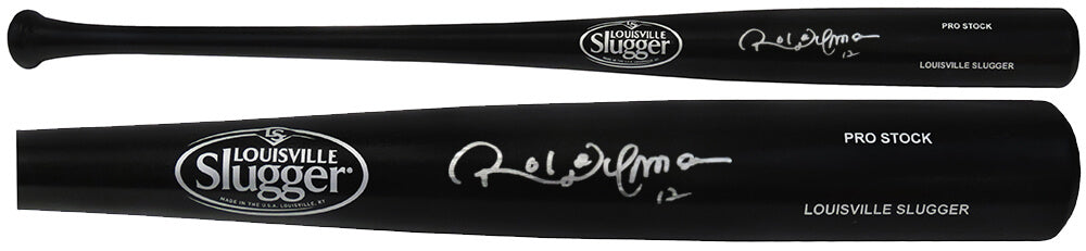 Roberto Alomar Signed Louisville Slugger Pro Stock Black Baseball Bat - ALOBAT120 - Roberto Alomar Signed Louisville Slugger Pro Stock Black Baseball Bat product image