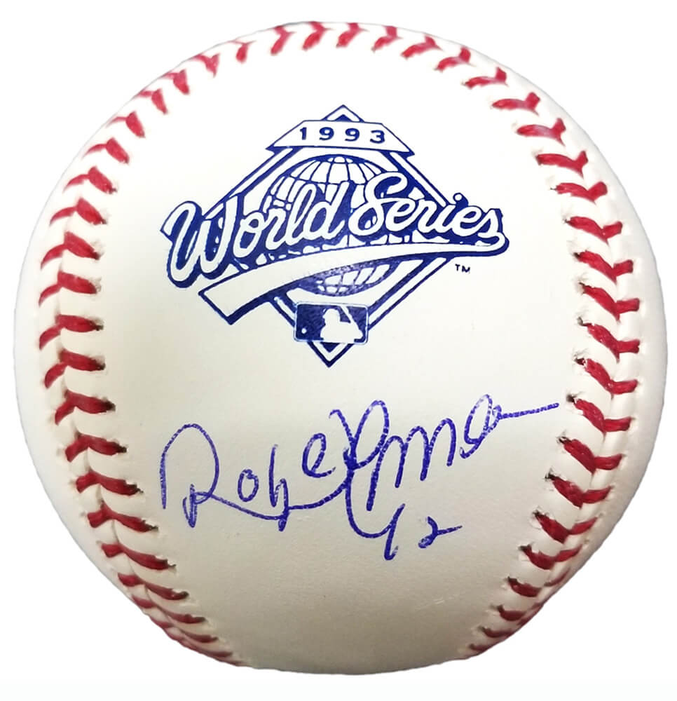 Roberto Alomar Signed Rawlings 1993 World Series (Toronto Blue Jays) Baseball - ALOBSB103 - Roberto Alomar Signed Rawlings 1993 World Series (Toronto Blue Jays) Baseball product image
