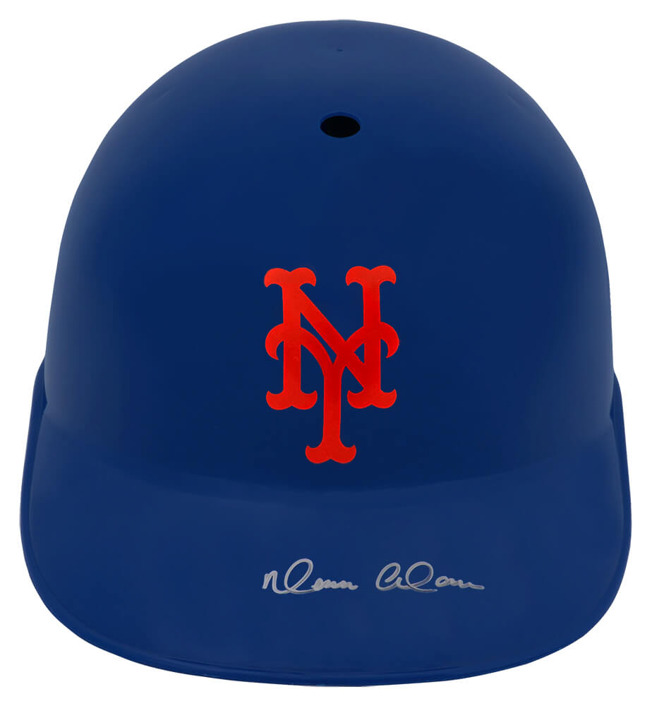 Moises Alou Signed New York Mets Souvenir Replica Batting Helmet - ALOBTH101 - Moises Alou Signed New York Mets Souvenir Replica Batting Helmet product image