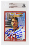 Mike Alstott Signed Tampa Bay Buccaneers 1996 Topps Finest Rookie Football Trading Card #335 - (Beckett Encapsulated) - ALSCAR300 - Mike Alstott Signed Tampa Bay Buccaneers 1996 Topps Finest Rookie Football Trading Card #335 - (Beckett Encapsulated) product image