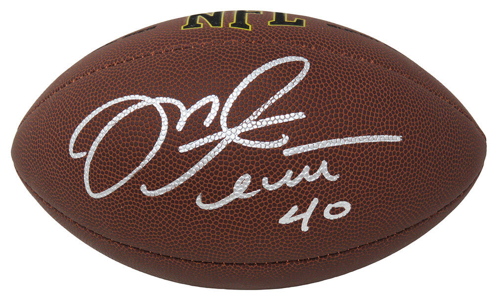 Mike Alstott Signed Wilson Super Grip Full Size NFL Football - ALSFTB301 - Mike Alstott Signed Wilson Super Grip Full Size NFL Football product image