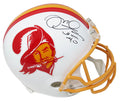 Mike Alstott Signed Tampa Bay Buccaneers White Throwback Riddell Full Size Replica Helmet - ALSREP303 - Mike Alstott Signed Tampa Bay Buccaneers White Throwback Riddell Full Size Replica Helmet product image