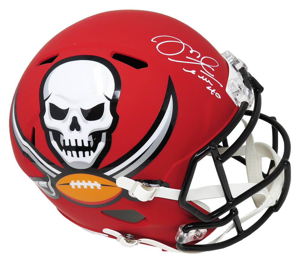 Mike Alstott Signed Tampa Bay Buccaneers AMP Alternate Series Riddell Full Size Speed Replica Helmet - ALSREP304 - Mike Alstott Signed Tampa Bay Buccaneers AMP Alternate Series Riddell Full Size Speed Replica Helmet product image