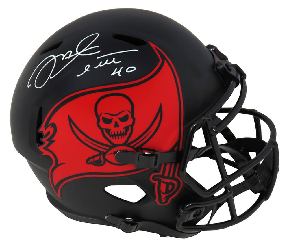 Mike Alstott Signed Tampa Bay Buccaneers Eclipse Riddell Full Size Speed Replica Helmet - ALSREP307 - Mike Alstott Signed Tampa Bay Buccaneers Eclipse Riddell Full Size Speed Replica Helmet product image
